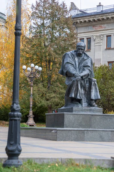 Památník Ukrajinského Básníka Tarase Ševčenka Parku — Stock fotografie