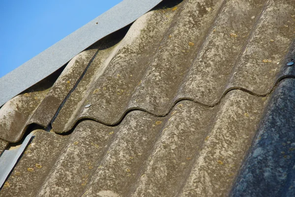 Graue Schieferstruktur Auf Dem Dach Für Hintergründe — Stockfoto