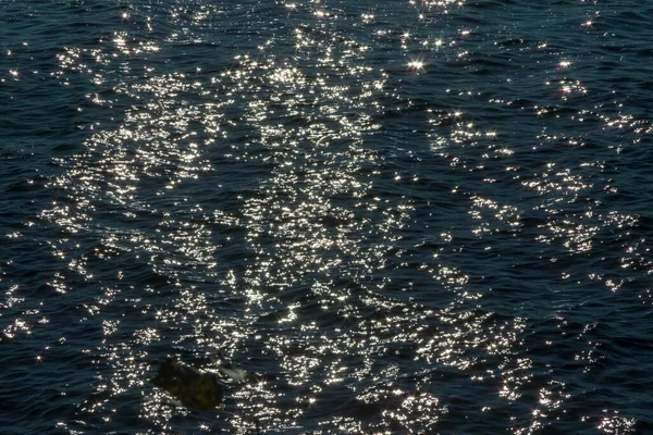 Texture Eau Sur Les Vagues Dans Lac Pour Milieux — Photo