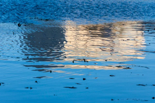 Текстура Воды Волнах Озере Фона — стоковое фото