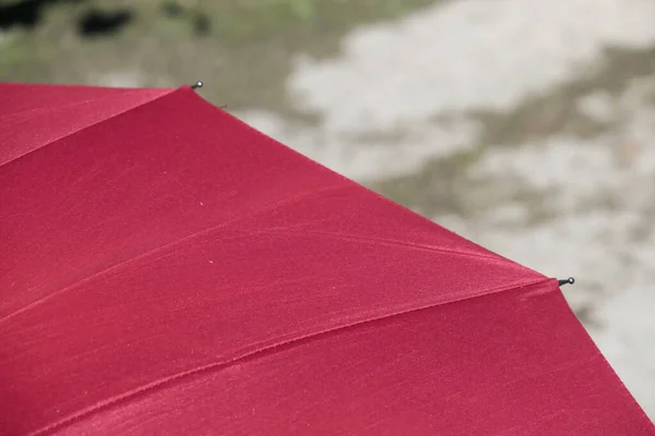 Parapluie Rouge Pluie Texture Film Rouge — Photo