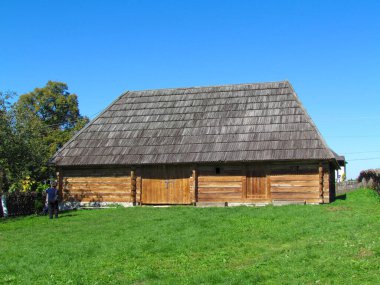 Ukraynalı şair Ivan Franko 'nun ebeveyn bahçesi. Ivan Franko Müzesi