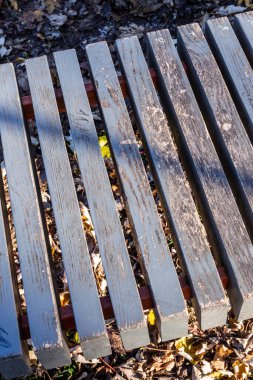 Arkaplan için bankta paralel panolar