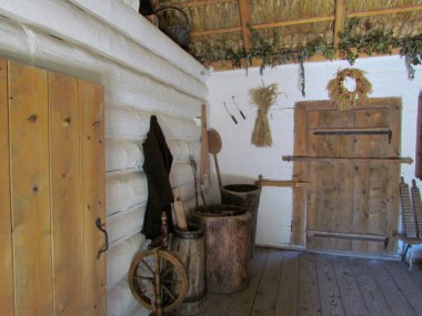 Ukraynalı şair Ivan Franko 'nun ebeveyn bahçesi. Ivan Franko Müzesi