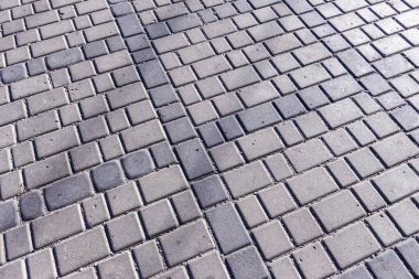 Parktaki güneşli arka planlar için asfaltın dokusu