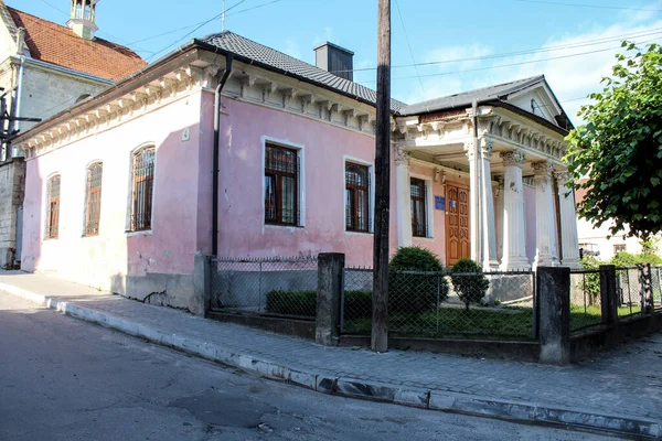 Forntida Hus Galicien Staden Berezhany Ukraina — Stockfoto