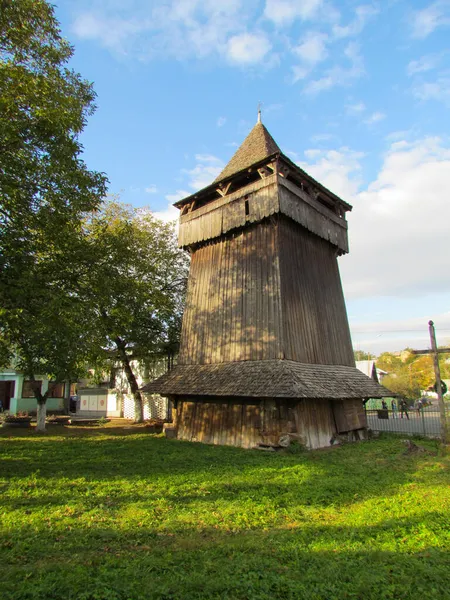 Old Wooden Church Carpathians Ivano Frankivsk Region — Stock Photo, Image