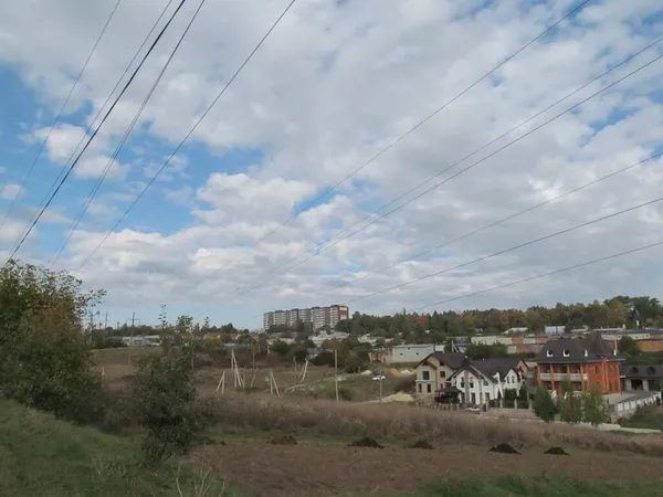 Quartiere Residenziale Case Fuori Città — Foto Stock