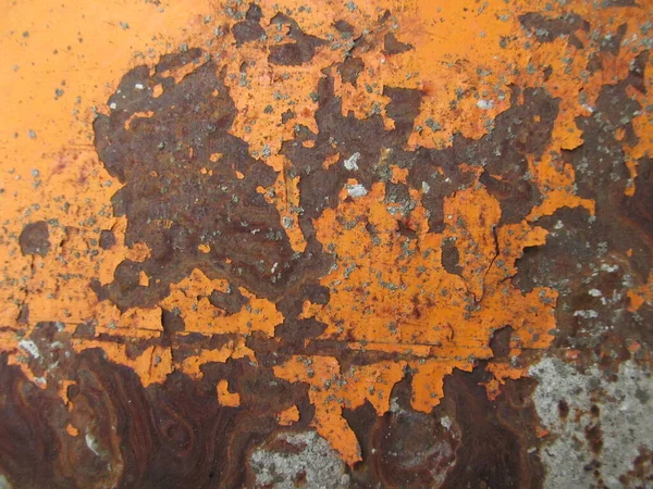 Texture Old Rusty Metal Plate Backgrounds — Stock Photo, Image