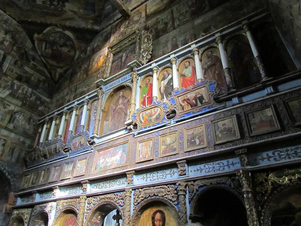 Igreja Madeira Velha Nos Cárpatos Região Ivano Frankivsk — Fotografia de Stock