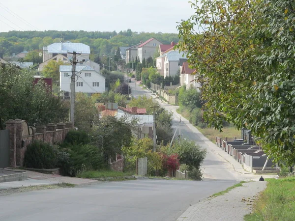 Житловий Район Будинки Містом — стокове фото