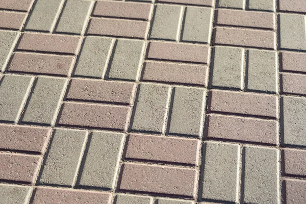 Arkaplan için kare ve dikdörtgen kaldırım taşlarının dokusu
