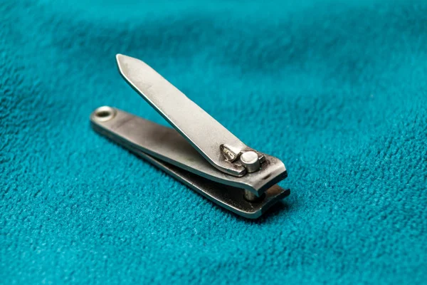 指の爪を切断するための金属力 — ストック写真