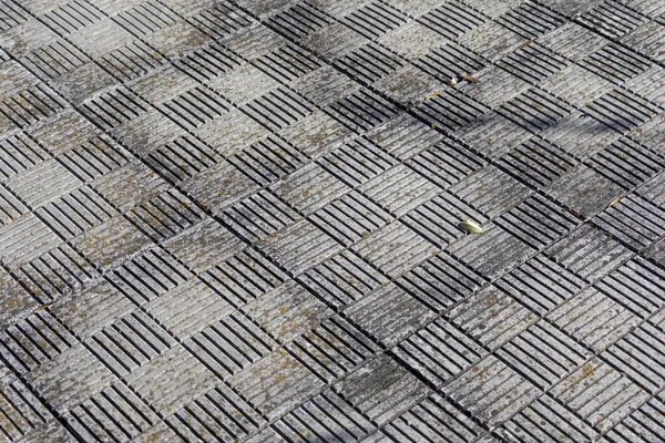 Square Concrete Pavement Gray Color Backgrounds — Stock Photo, Image
