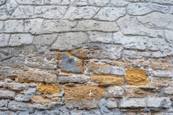 Каменная Стена Больших Красных Камней Заднего Плана — стоковое фото