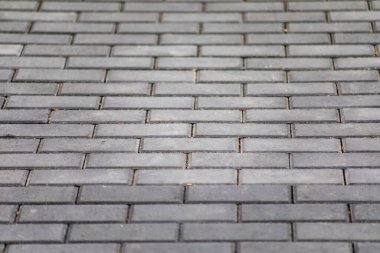 Şehrin kaldırımındaki eski kaldırım taşlarının dokusu