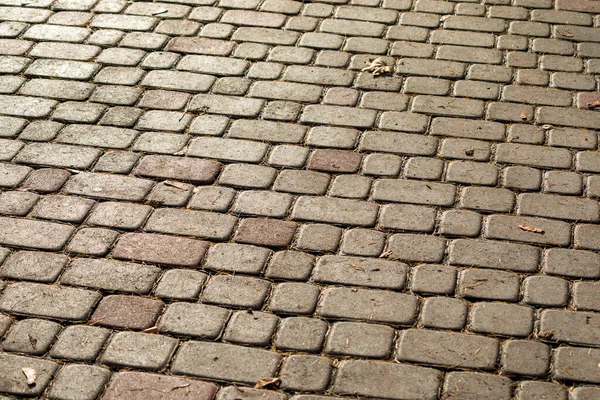 歩道上の街の石畳のテクスチャ 背景の舗装 — ストック写真