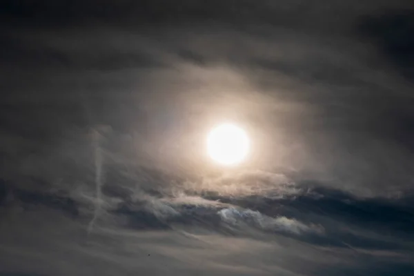 Bellissimo Cielo Con Nuvole Tramonto — Foto Stock