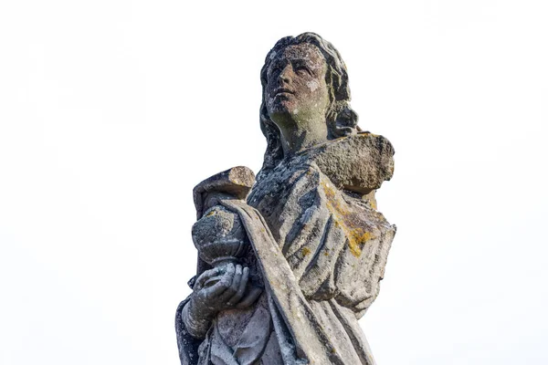 Destroyed Monument Woman Grave — Stock Photo, Image