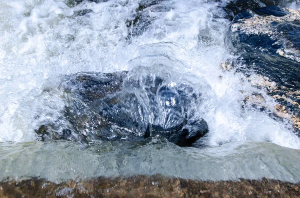 Amazing close up of a river waterfall in Cordoba — Stock Photo, Image