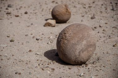 Arjantin 'deki Ay Vadisi' nin kurak çölleri.