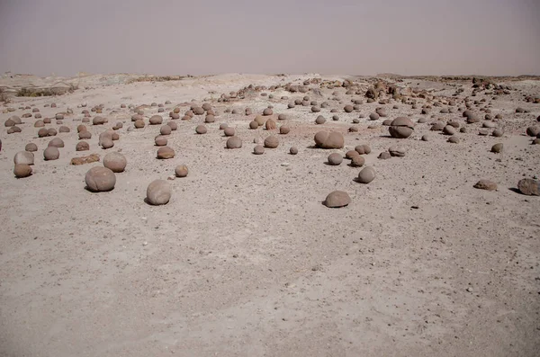 Arjantin 'deki Ay Vadisi' nin kurak çölleri.