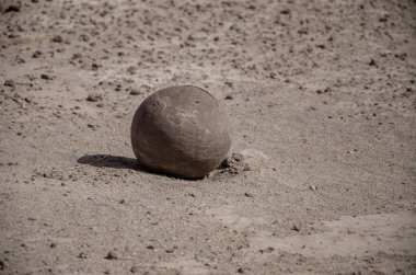 Arjantin 'deki Ay Vadisi' nin kurak çölleri.