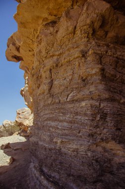 Arjantin 'deki Ay Vadisi' nin kurak çölleri.