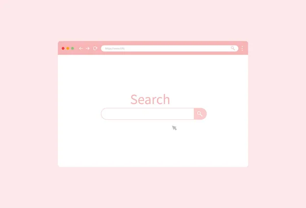 Modélisation Navigateur Pour Site Web Interface Utilisateur Page Web Conception — Image vectorielle