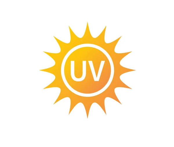 Radiation Sun Block Icon White Background Vector Illustration — стоковый вектор