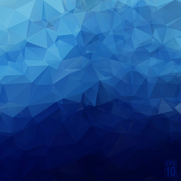 Абстрактный геометрический фон треугольников синего цвета
.