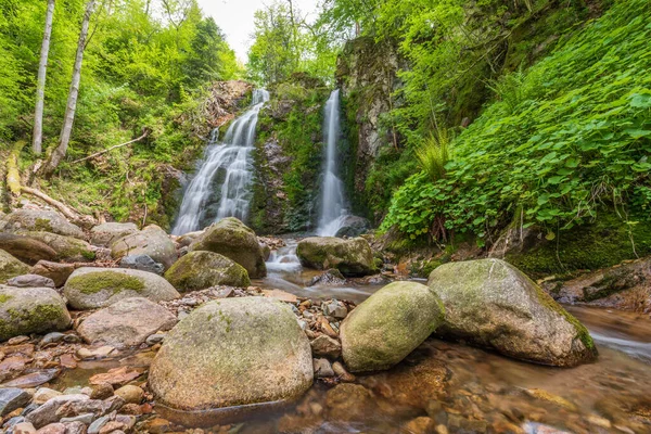 Cascata Heidenbad Cascata Sulle Montagne Dei Vosgi Francia — Foto Stock