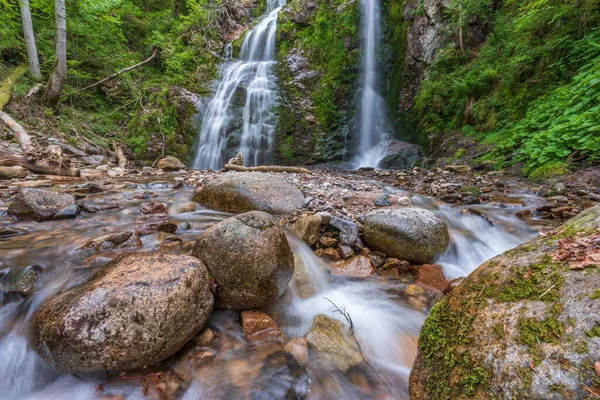 Cascata Heidenbad Cascata Sulle Montagne Dei Vosgi Francia — Foto Stock