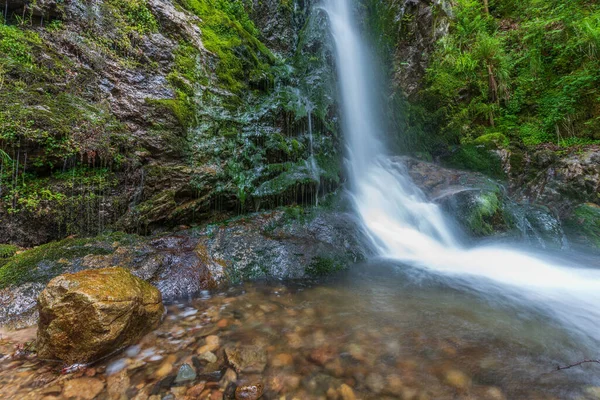 Heidenbad Vattenfall Vattenfall Vogeserna Frankrike — Stockfoto