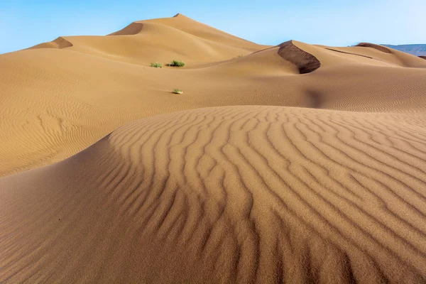 Erg Chebbi Zandwoestijn Van Merzouga Ten Zuidoosten Van Marokko Populaire — Stockfoto