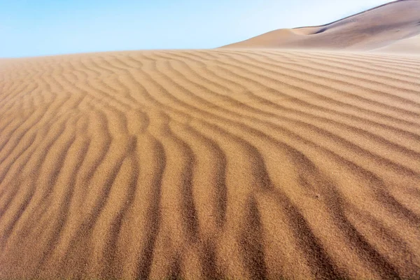 Erg Chebbi Merzouga沙漠中的沙丘 旅行者的目的地 — 图库照片