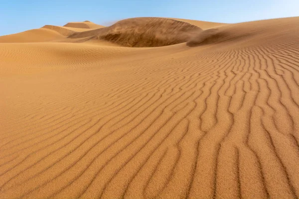 Erg Chebbi Merzouga沙漠中的沙丘 旅行者的目的地 — 图库照片