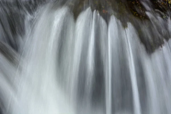 Färskvatten Från Vattenfall Fjällbäck Vosges Frankrike — Stockfoto