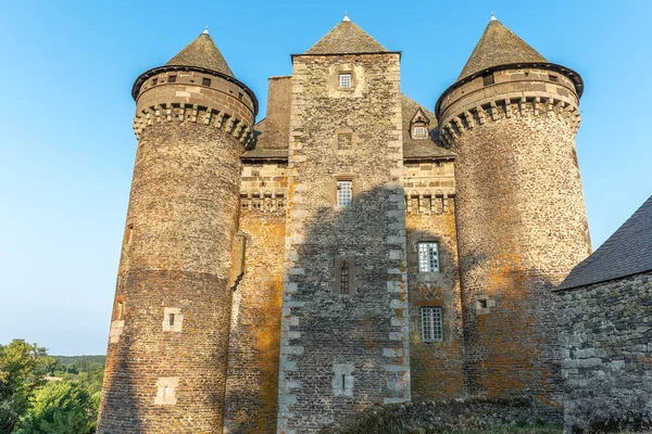 Castello Bousquet Del Xiv Secolo Classificato Come Monumento Storico Montpeyroux — Foto Stock