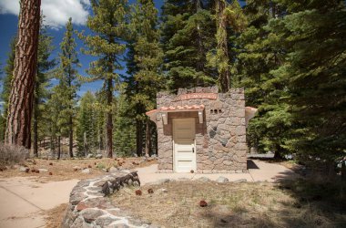 Lassen Volkanik Ulusal Parkı, Kaliforniya 'daki Loomis Sismograf İstasyonu