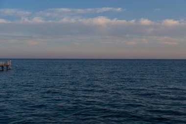 Deniz yaz geçmişi. Denizin veya okyanusun manzarası.