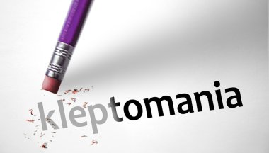 Silgi kelime kleptomani silme 
