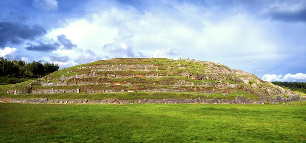 쿠스코, 페루의에서 sacsayhuaman 요새의 벽 — 스톡 사진