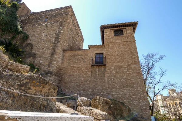 Interno dell'Alcazaba di Malaga, Spagna — Foto Stock