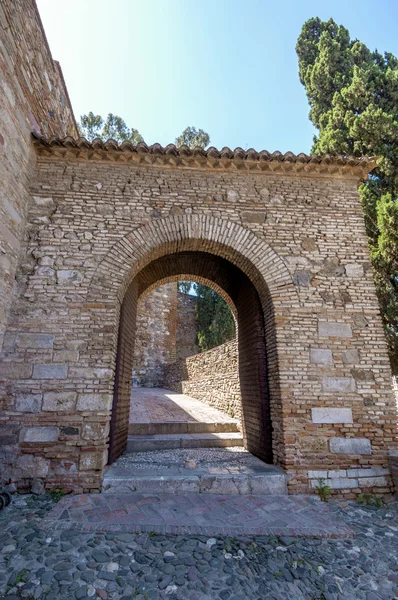 Interiér alcazaba malaga, Španělsko — Stock fotografie