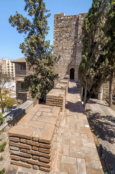 Εσωτερικό του το alcazaba της Μάλαγα, Ισπανία — Φωτογραφία Αρχείου