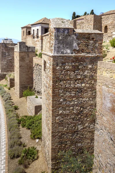 Interiér alcazaba malaga, Španělsko — Stock fotografie