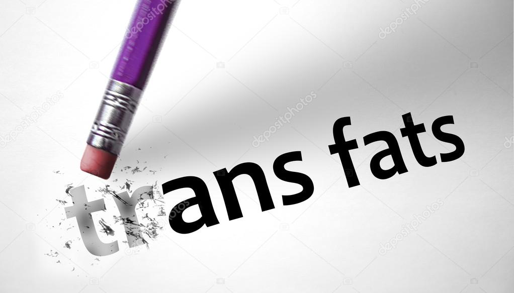 Eraser deleting the concept Trans Fats