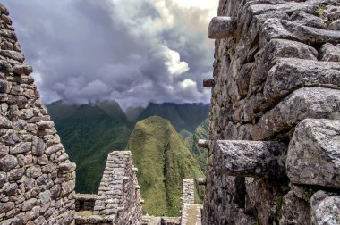Inca şehir machu picchu (peru)