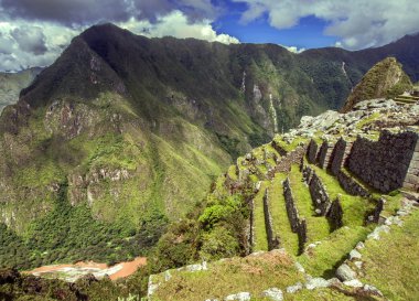 Inca şehir machu picchu (peru)